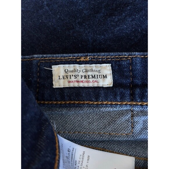 Levi’s Premium 511 Slim Fit Men’s W34 L32 Blue Denim Jeans - Picture 8 of 12